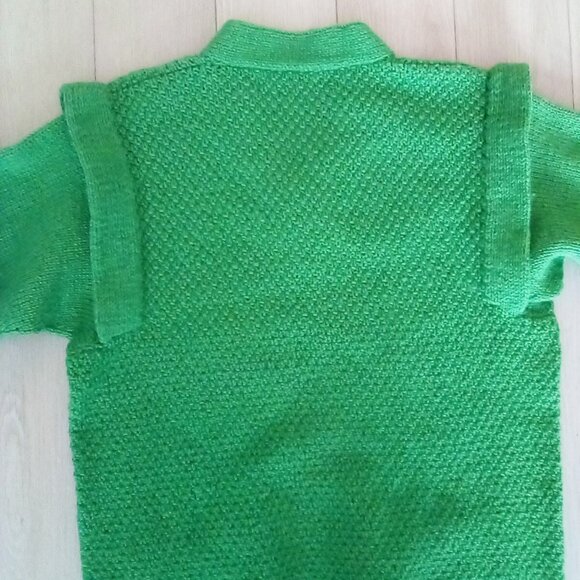 Circle Knits Sweater Handmade 100% Pure Wool Sz M - Picture 6 of 7